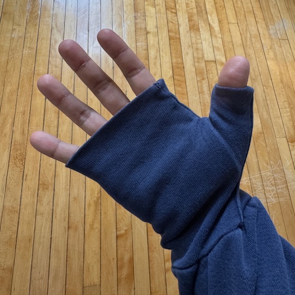 VTG 90s Handcuffs Skate Crewneck Navy Blue USA Made Sz. XL - Picture 7 of 13